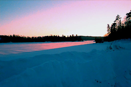 Dusk on Elliot Lake