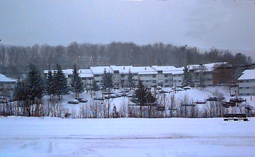 More snow this weekend, view of Ottawa Avenue