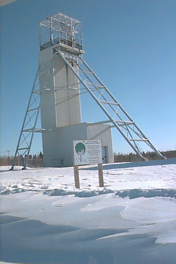 Rio Algom's Stanleigh Mine Head Frame