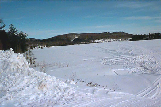 View of Porridge Lake looking across to New Subdivision