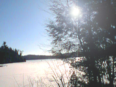 Winter Sun on Slipper Lake