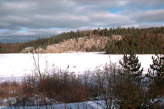 Winter on Horne Lake
