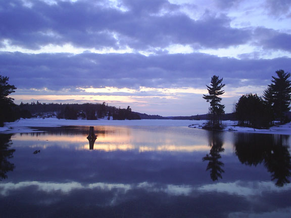 Great sunset on Dunlop Lake captured by Marek Malinowski