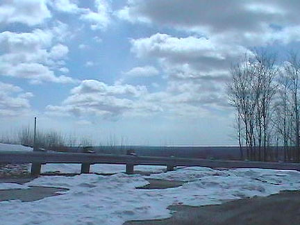 Winter hanging on!