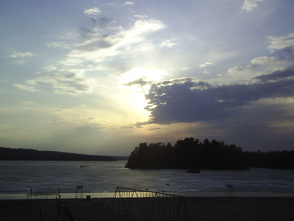 Great sunset shot at Spine Beach, taken and submitted by Marek Malinowski