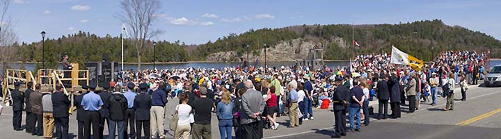 Official dedication of the Miners Memorial, submitted by Kal Biro