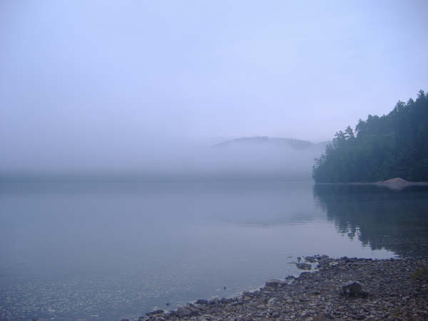 Peaceful mist on Cobra Lake submitted by Debbie Nelson