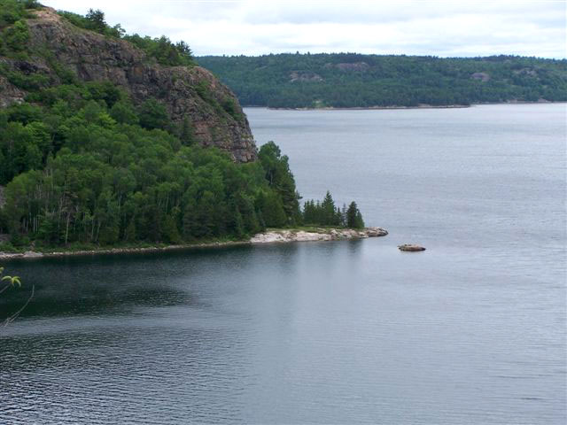 Beautiful view of Quirke Lake taken and submitted by Rick Gordon