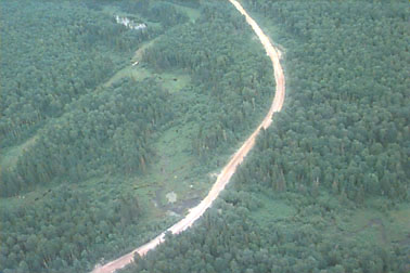 Arial veiw of Elliot Lake