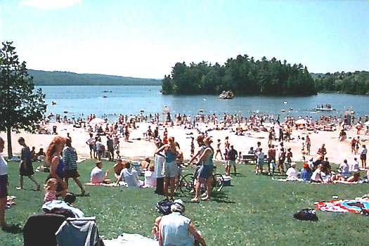 Hot day on Spruce Beach!