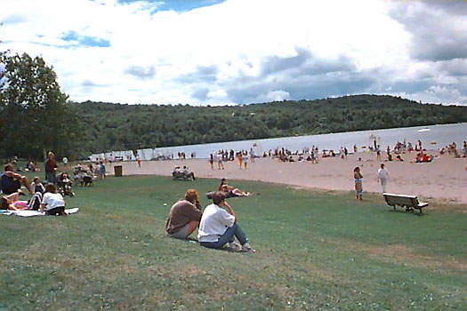 Spruce Beach on a hot summer day!
