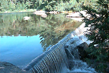 Dam at end of Elliot Lake