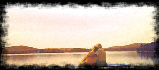 Golden View of Elliot Lake from Spine Road Beach