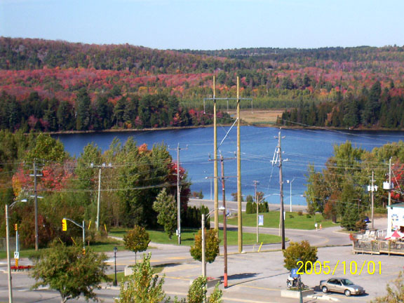 Fall Colours overlooking Horne Lake from the Algo Mall rooftop, submitted by John Sewel