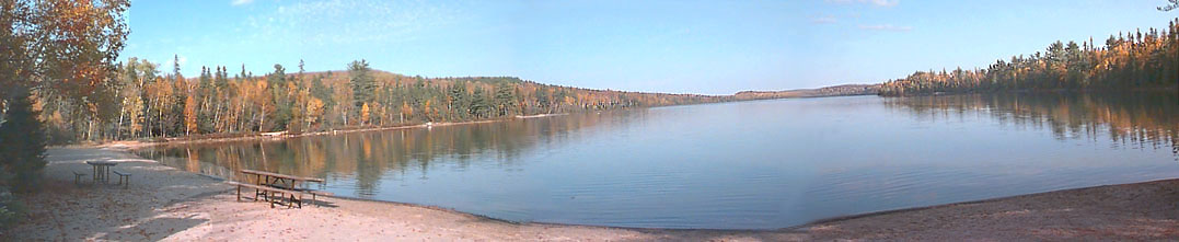 Flack Lake in full Fall Splendour