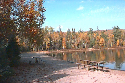 Fall view of Semi White Lake