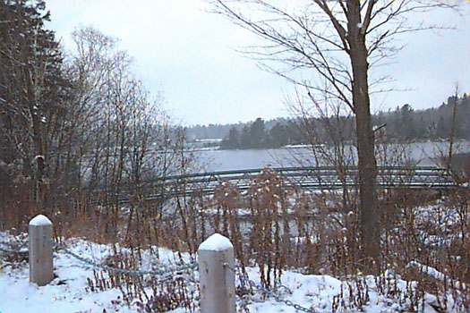 Winter has arrived! View of Elliot Lake