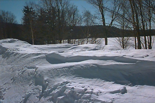 Major snowfall in Elliot Lake