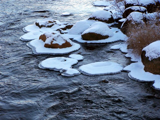 Ice circles taken in Panel Mine Road area, submitted by Rick Gordon