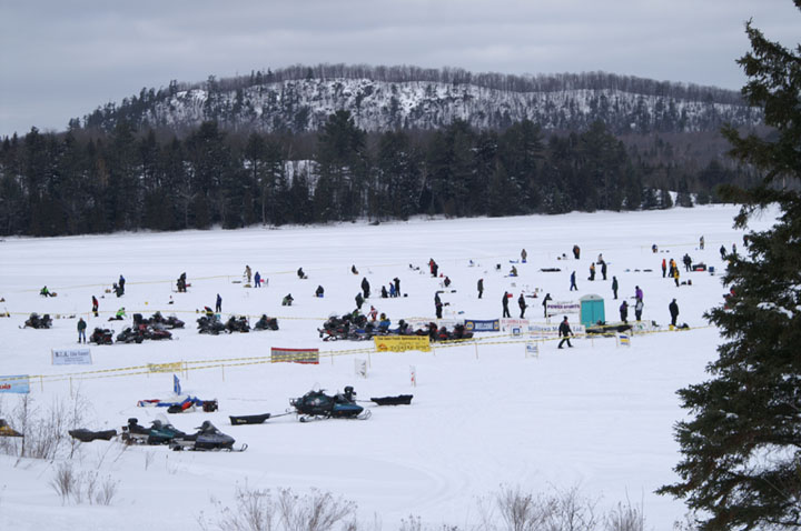 Great turnout for the Ice Fishing Derby on Horne Lake February 16th.