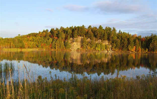 Beautiful early morning colours from the old Stanleigh Mine site, photo by John Sewell