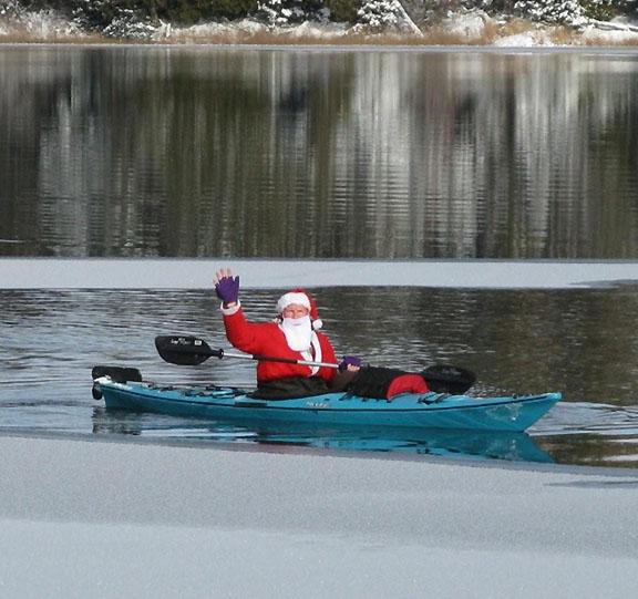 Santa came early in Elliot Lake - Photo by Anne Marie Prevost
