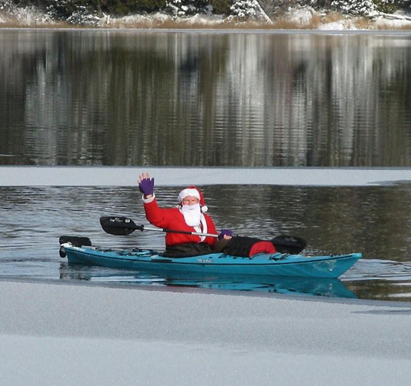 Santa came early in Elliot Lake - Photo by Anne Marie Prevost 