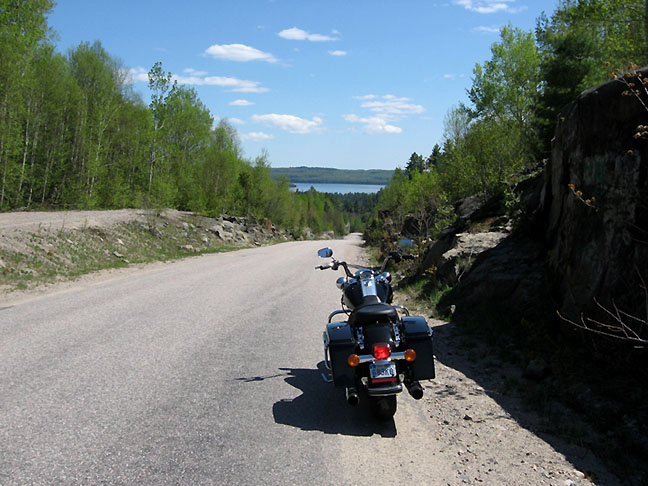 Great riding and beautiful view Highway 108N.  Photo by Thom Arnold