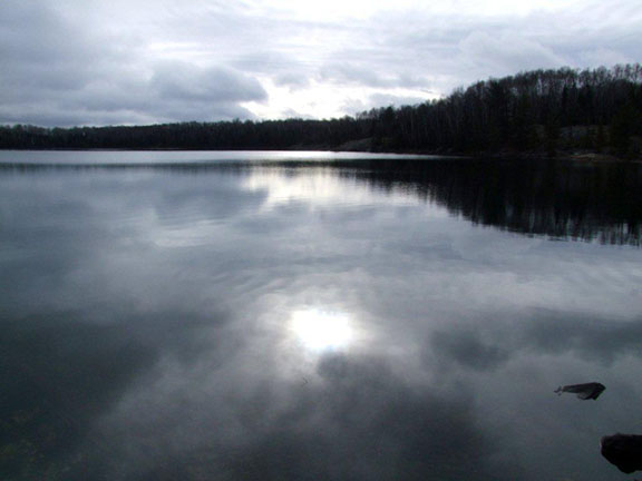 Clouds on May Lake. Photo by Scott Prevost.