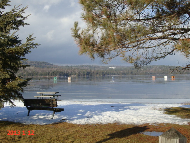 Changing weather at Spine Beach, photo by Judy Wilson