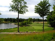 Beautiful shot of the golf course